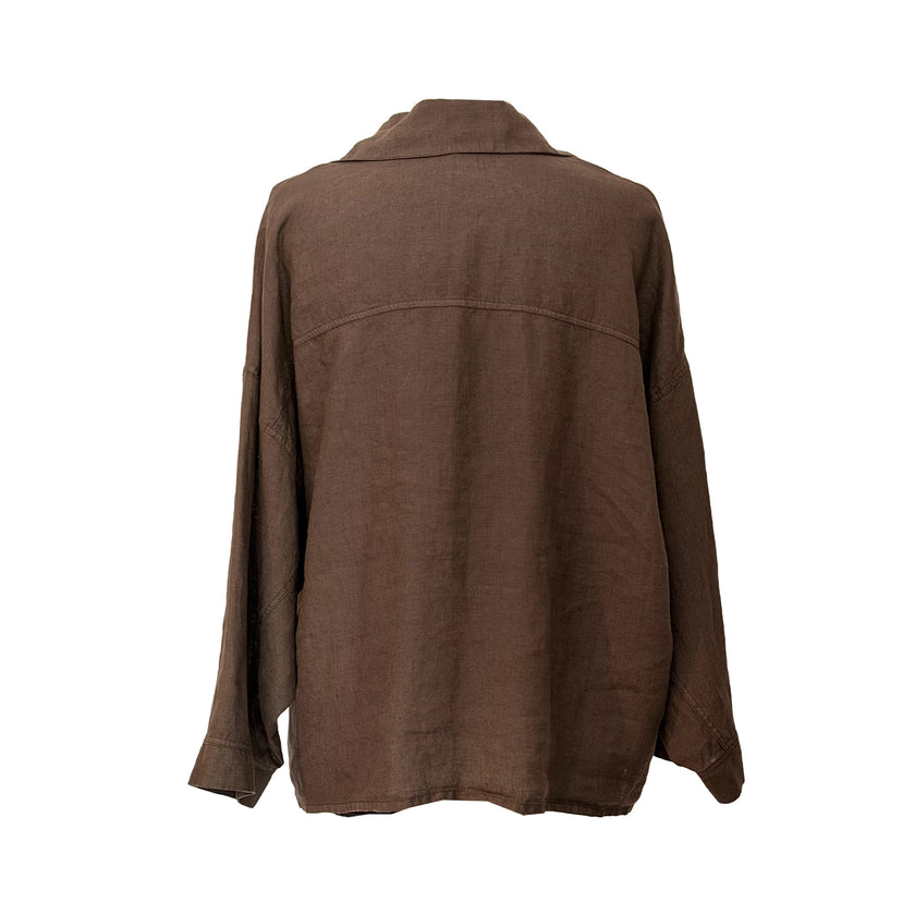 3/4 Sleeve Linen Shirt