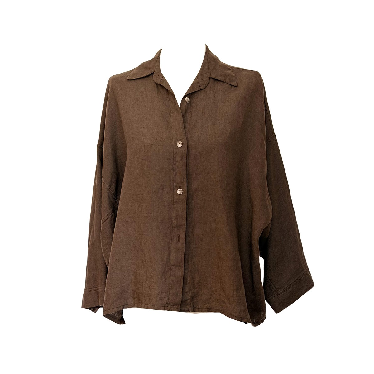 3/4 Sleeve Linen Shirt