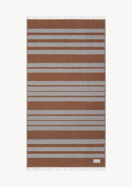 Baia Linen Towel – Bronze Brown