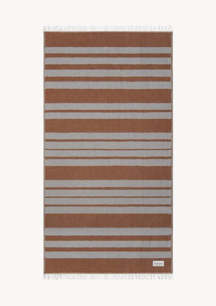 Baia Linen Towel – Bronze Brown