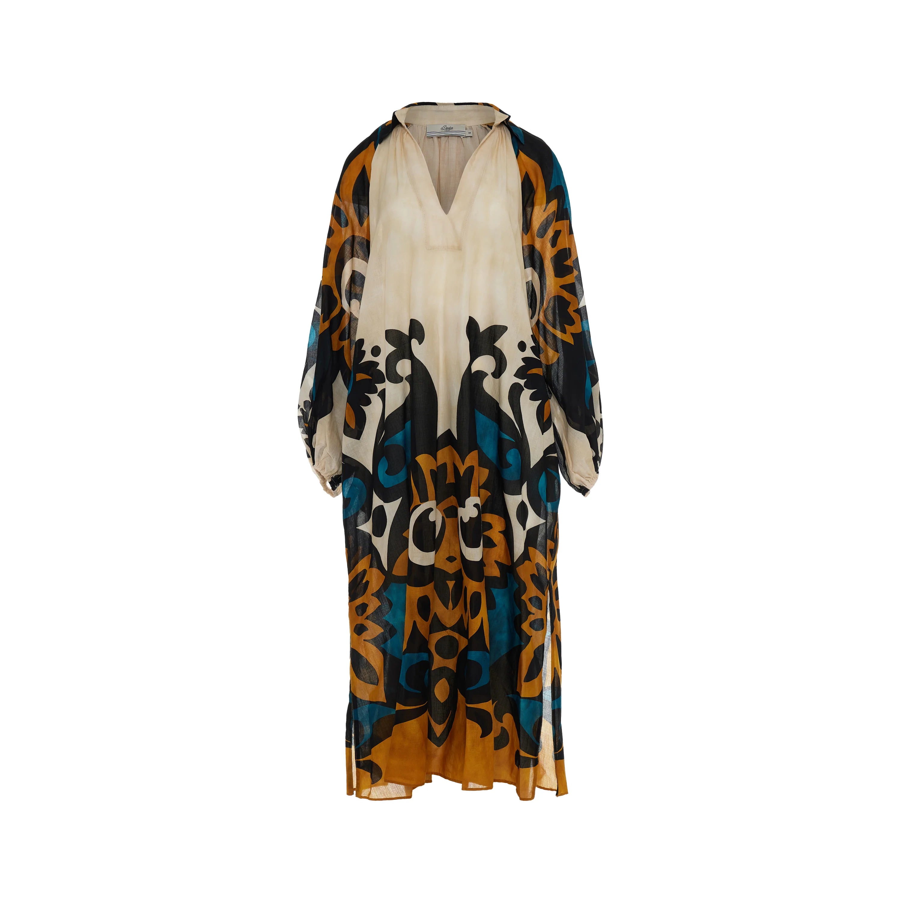 Long Sleeve Cotton Dress 
