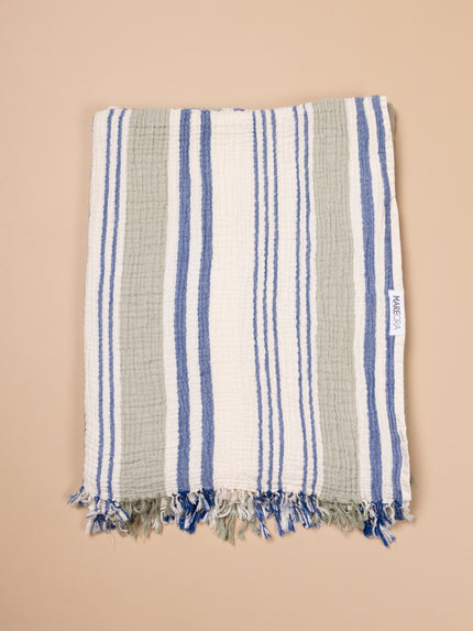 Mousse Lines Double Size Pestemal/Throw