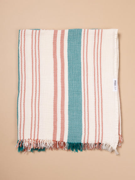 Mousse Lines Double Size Pestemal/Throw