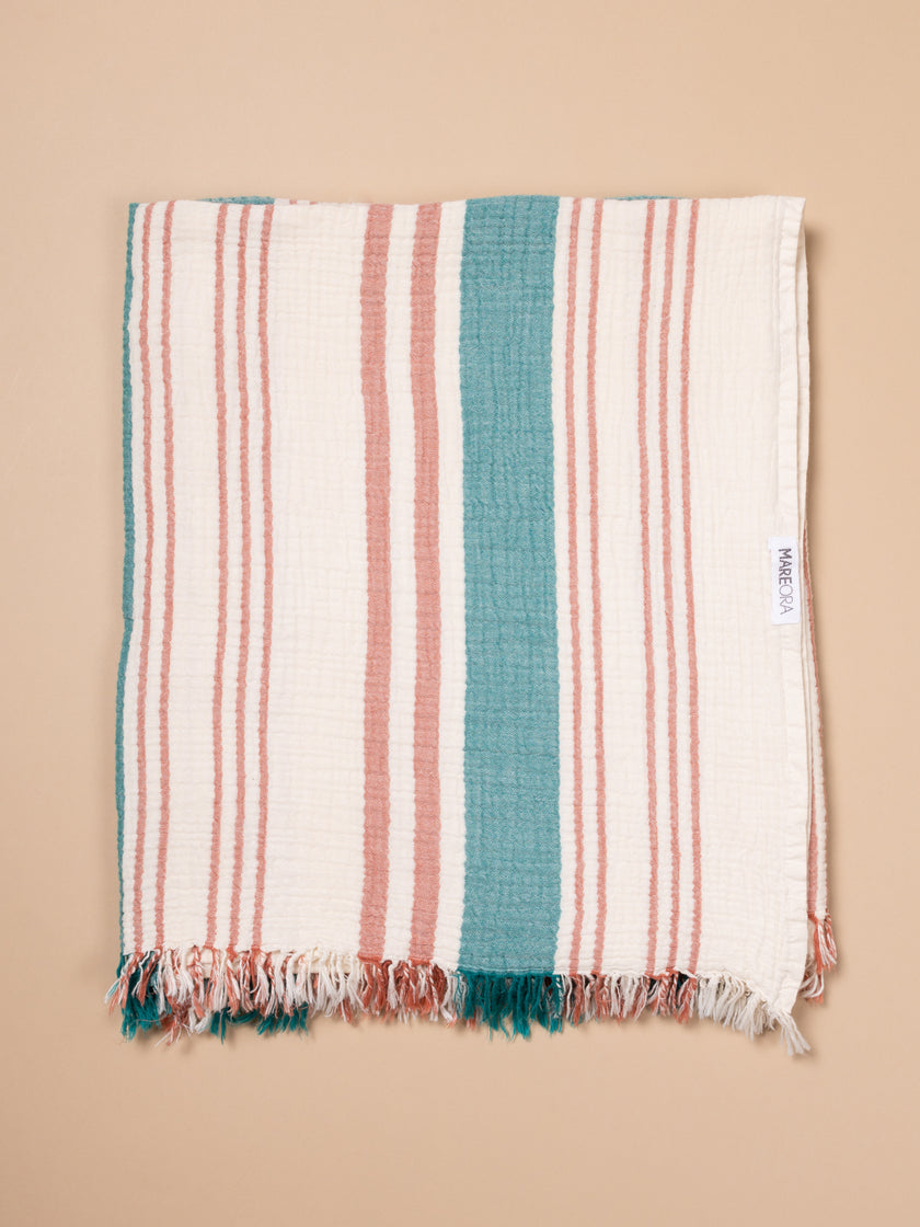 Mousse Lines Double Size Pestemal/Throw