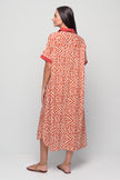 Midi Dress with Colar