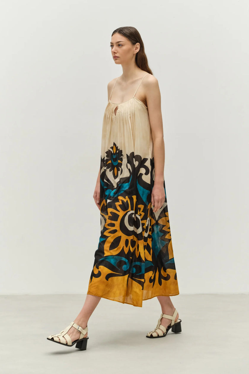 Sleeveless Cotton  Dress 
