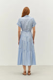 Cotton Popline Short Sleeve Dress 