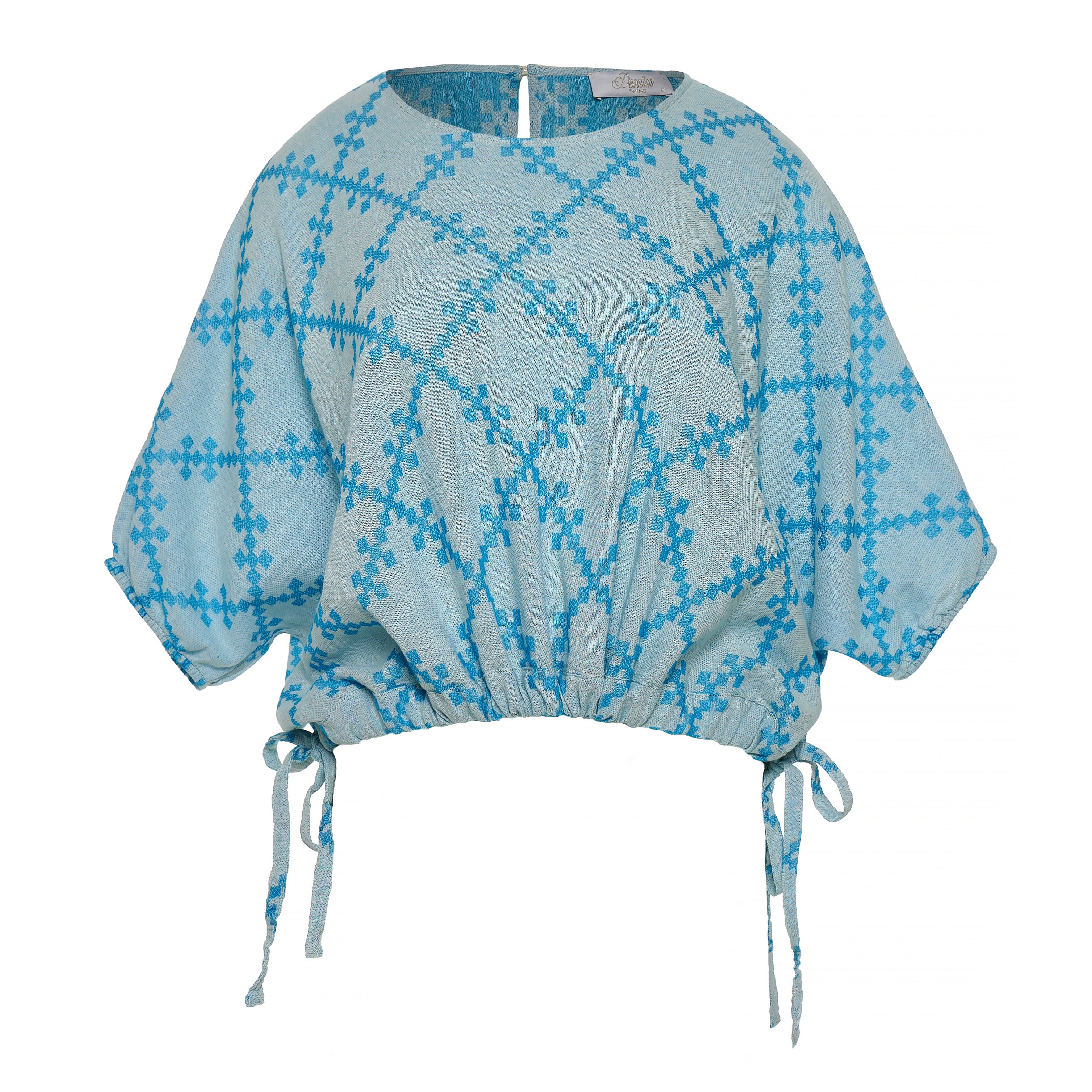 Cotton Blouse Jacquard 