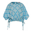Cotton Blouse Jacquard 