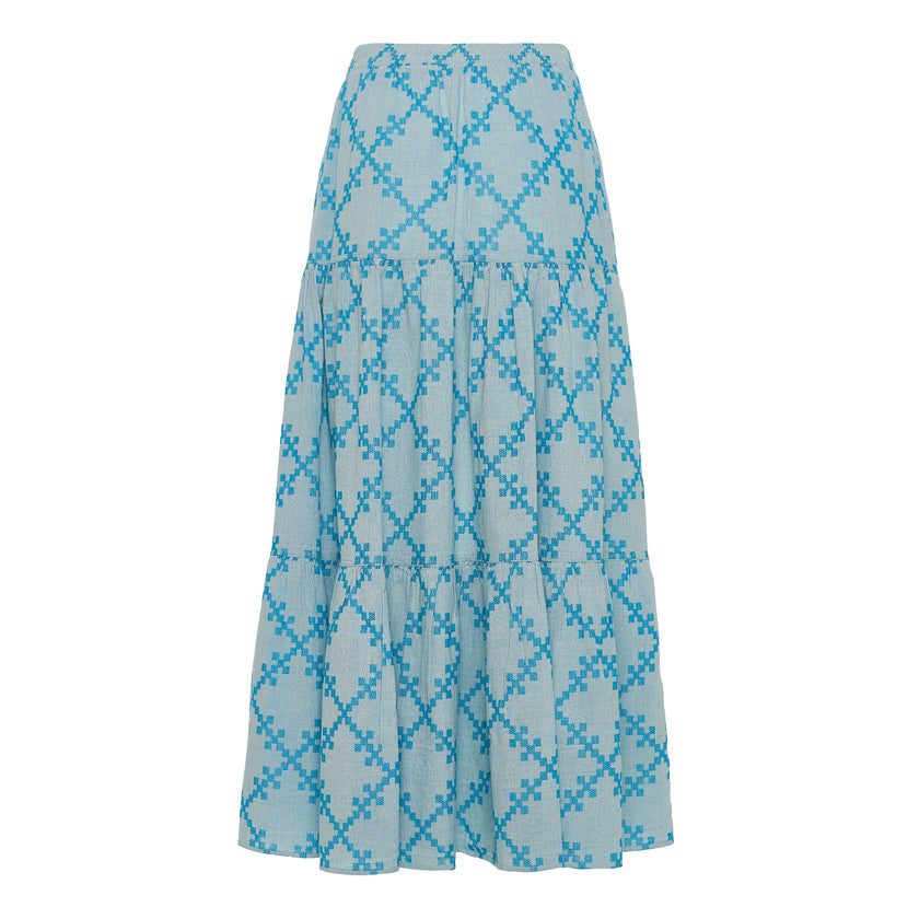 Cotton Skirt Jacquard 
