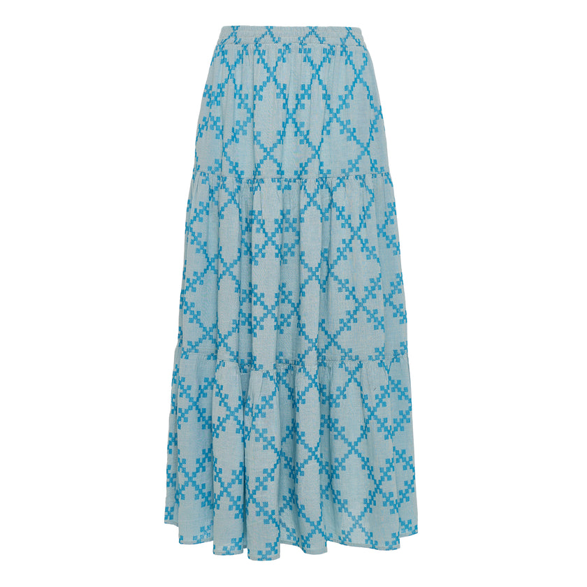 Cotton Skirt Jacquard 