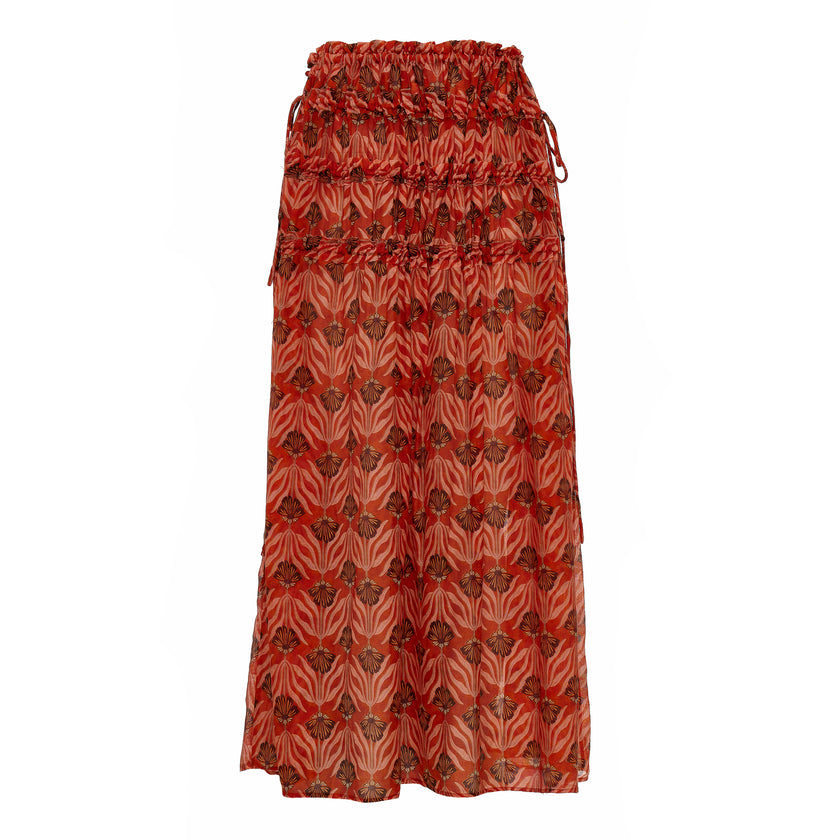 Silk Blend Skirt 