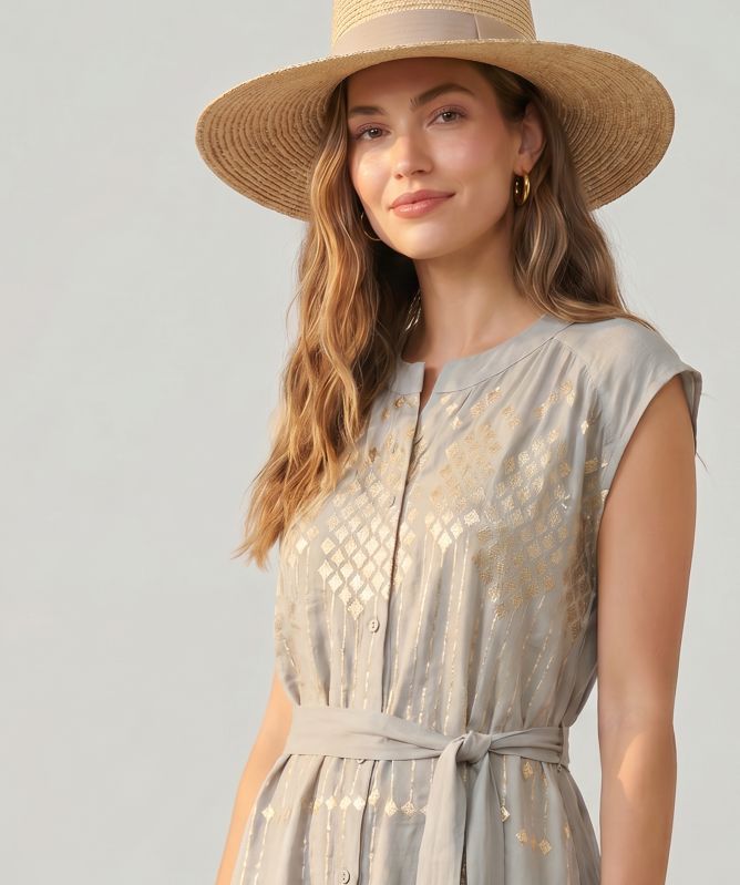 Sleeveless Dress Shirt
