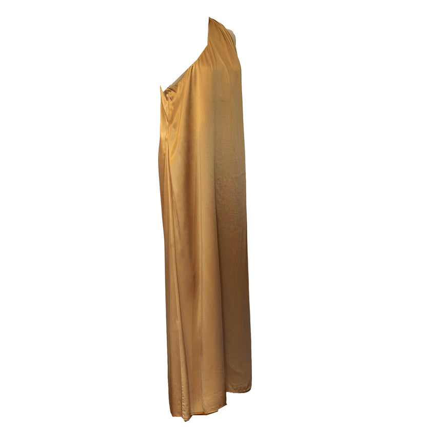 Long One-Shoulder Viscose Dress
