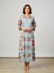 TITLI Caftan Cotton Silk in cotton-silk by Knowmad, additional product view
