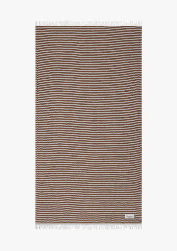 Gorgona Linen Towel – Bronze Brown