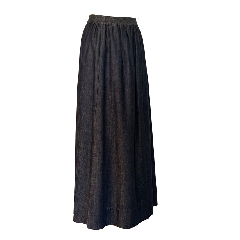 Long Blue Jean Skirt