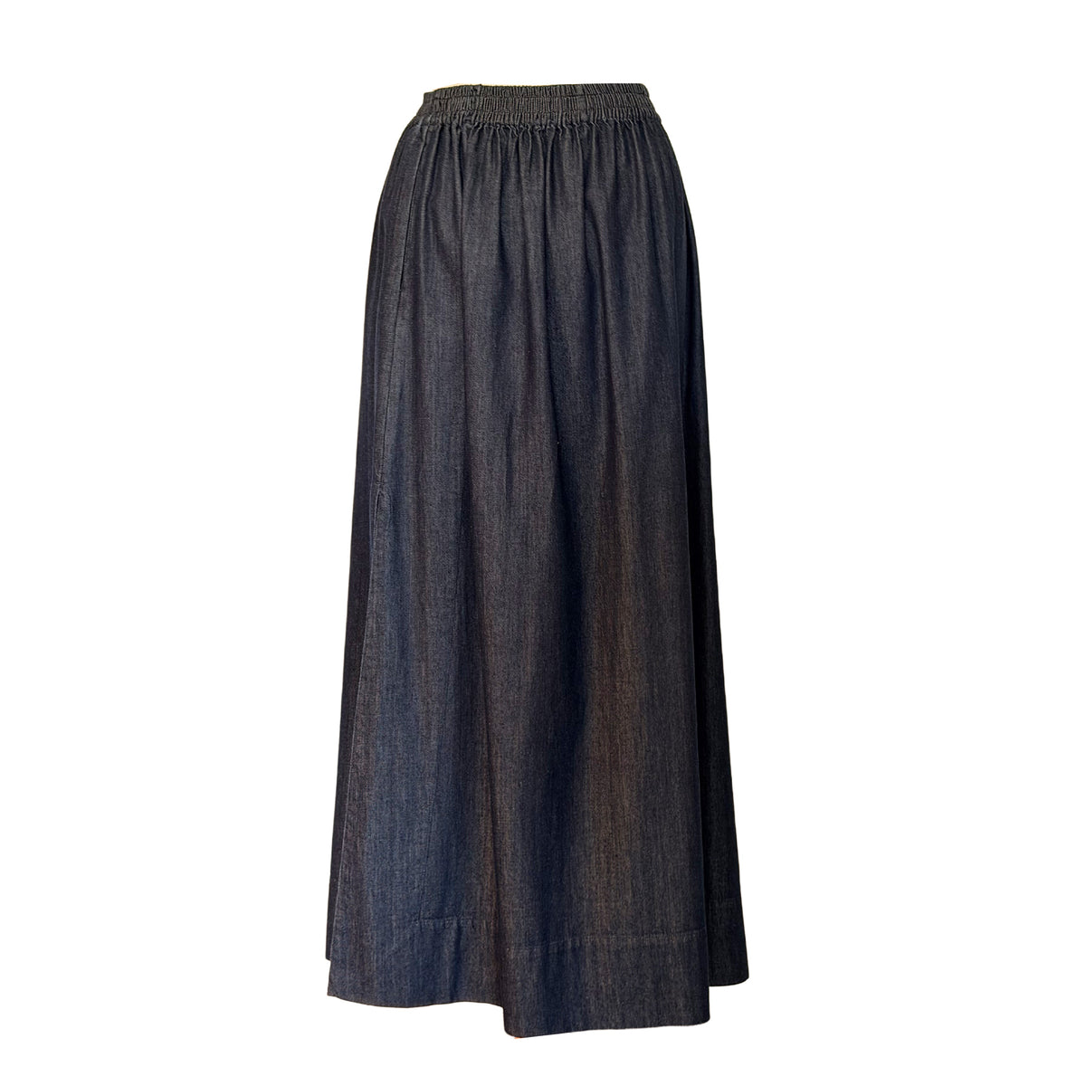 Long Blue Jean Skirt