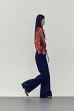 Wide Leg Blue Jeans