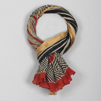 Light Gray Stipes Border Pareo