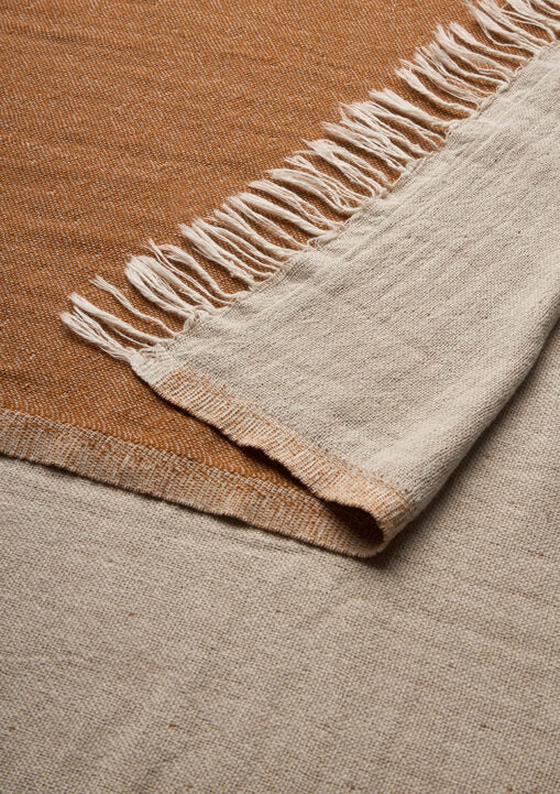 Mare Linen Towel – Bronze Brown