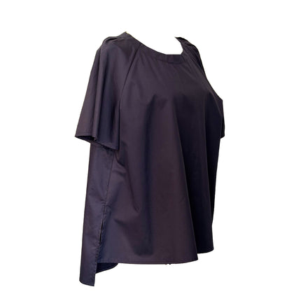 Short Sleeve Popline Blouse