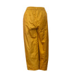Olive Long Popline Pants with Seams in cotton by Devotion Twins, additional product view
