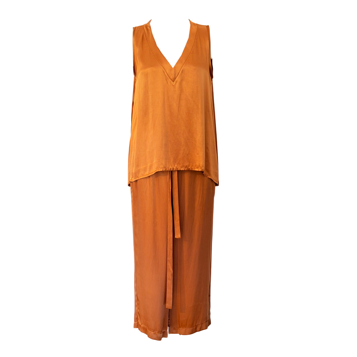 Sleeveless V-Neck Top
