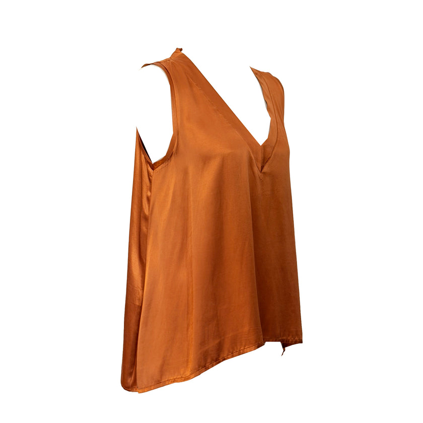 Sleeveless V-Neck Top