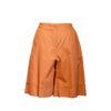 Peach Popline Shorts with Elastic Waist in cotton by Devotion Twins, product view