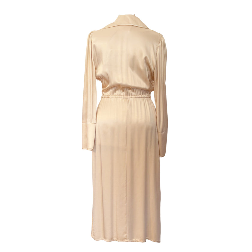 Long Sleeve Viscose Dress