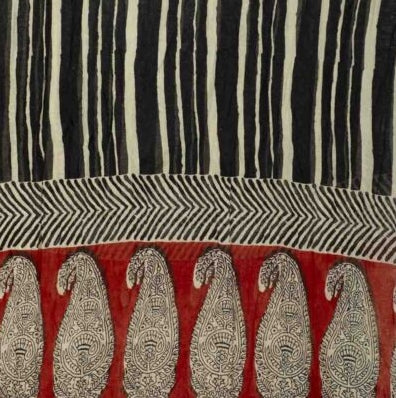 Dim Gray Stipes Border Pareo