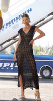 Long Sleeveless Knit Dress