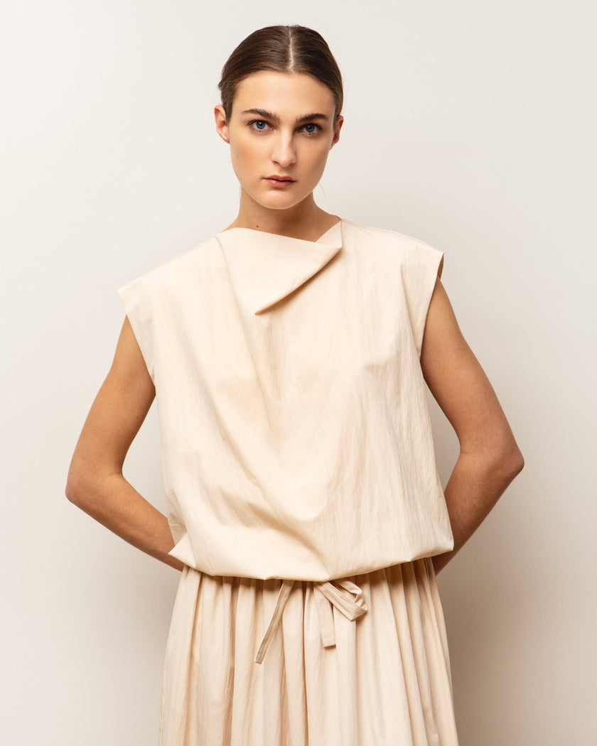 Sleeveless Cropped Top