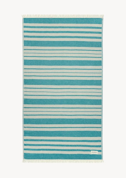 Baia Linen Towel – Teal