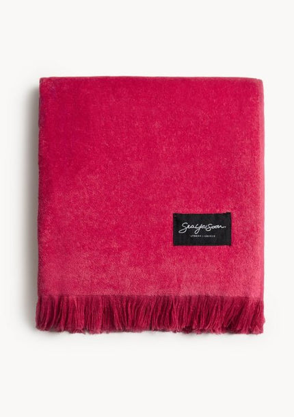 Belle Ile Beach Towel – Cherry
