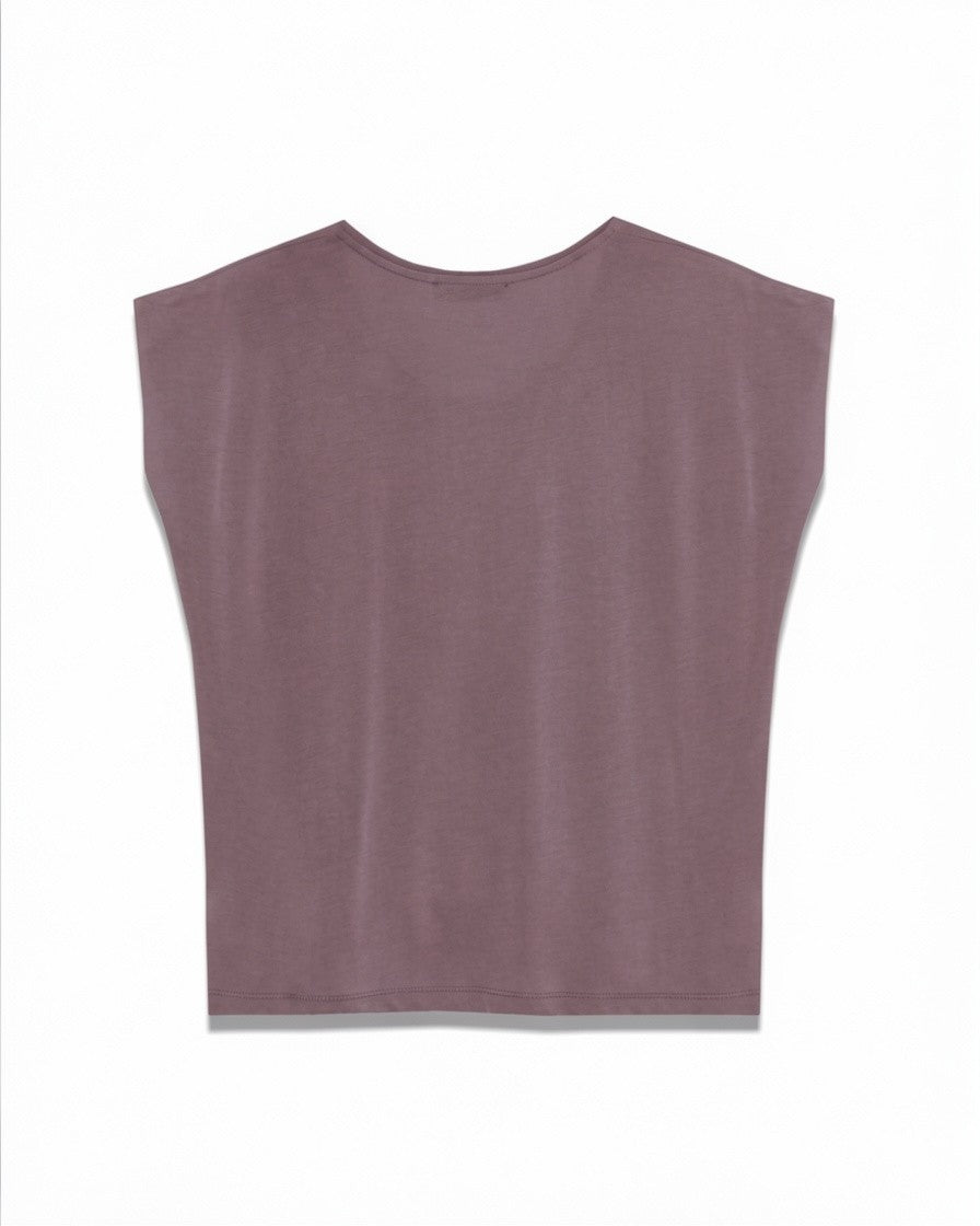 Sleeveless Round Neck T-Shirt