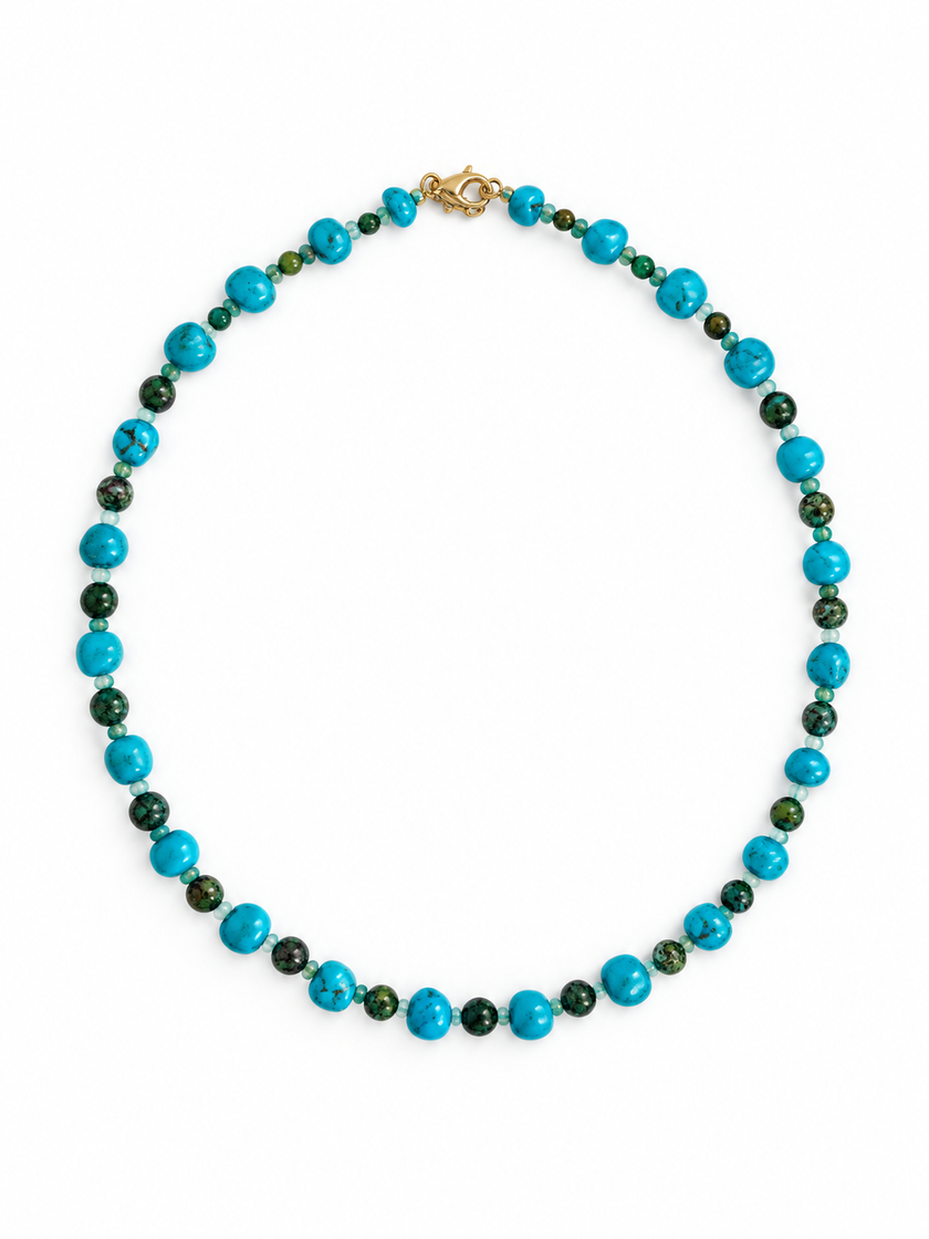 Turquoise-Chaolite Necklace