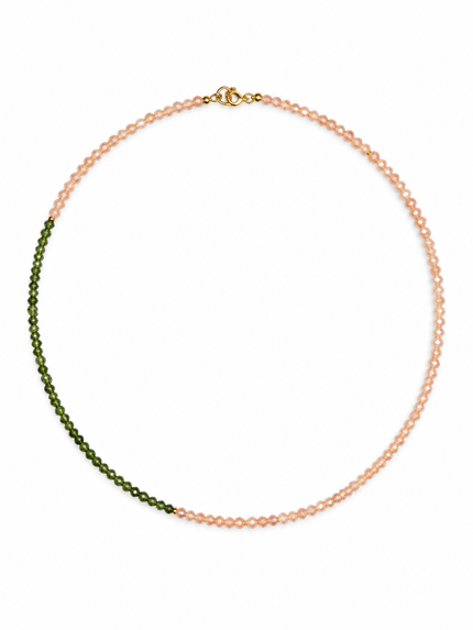 SunStone-Chrysoprase Necklace