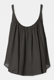 Sleeveless Top with Pleats