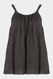 Sleeveless Top with Pleats