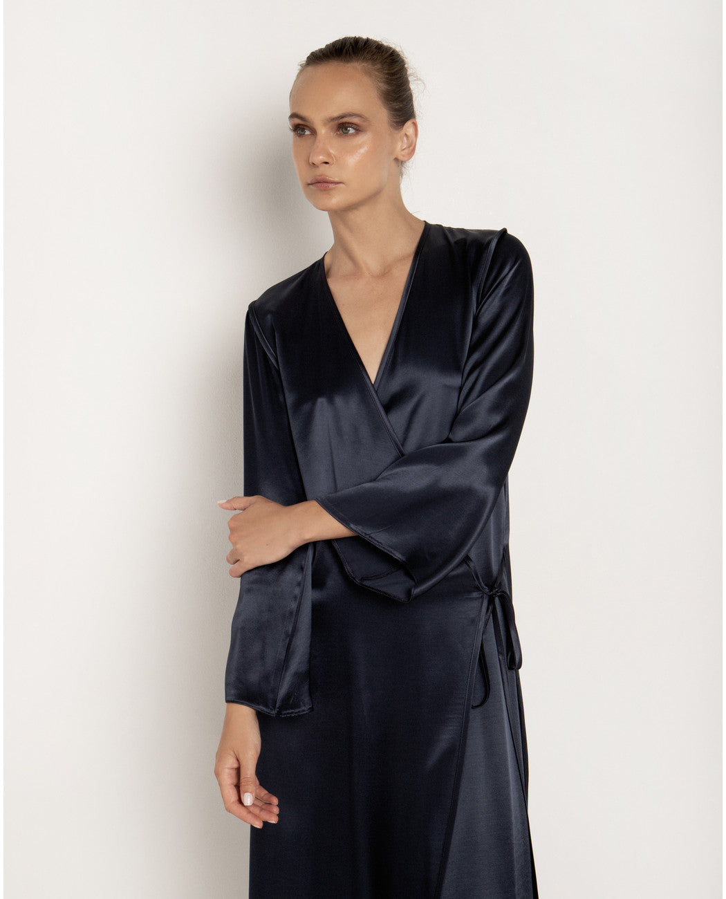 Long Wrap Around Dress-Kimono