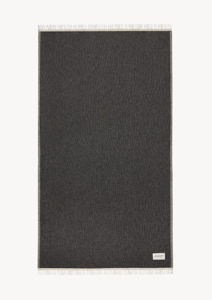 Mare Linen Towel – Black