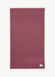 Mare Linen Towel – Burgundy