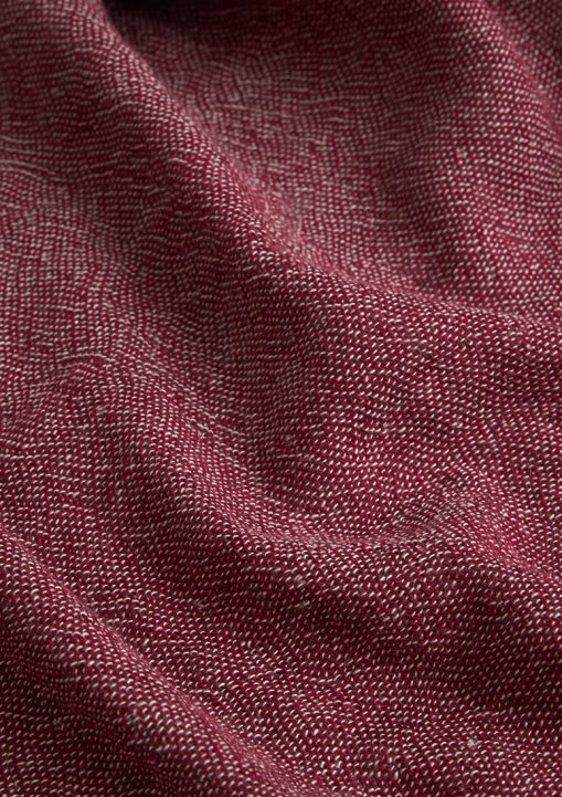 Mare Linen Towel – Burgundy