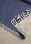 Mare Linen Towel – Navy Blue