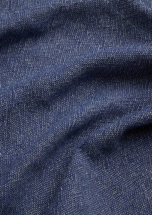 Mare Linen Towel – Navy Blue