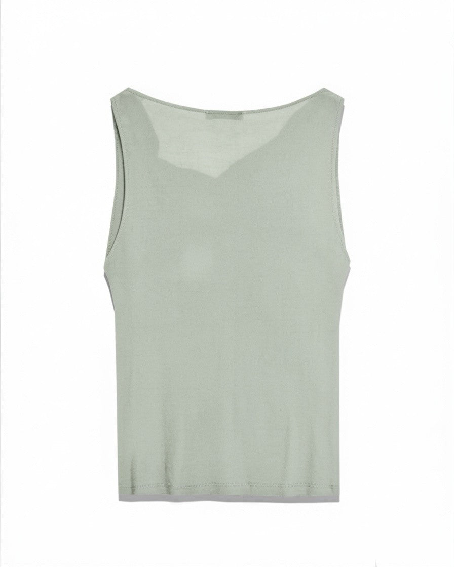 Sleeveless Cotton Top