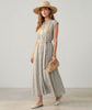 Sleeveless Dress Shirt in cotton by Greek Archaic Kori, additional product view