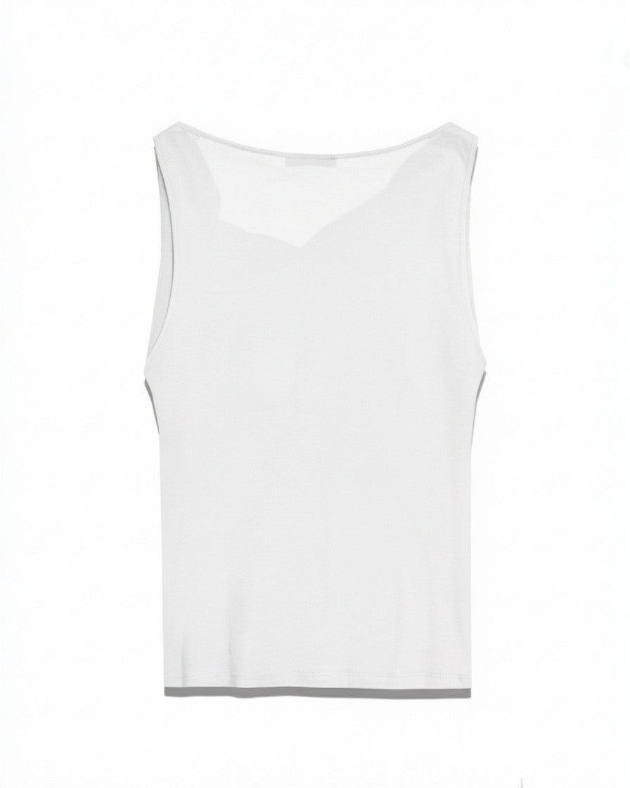 Sleeveless Cotton Top